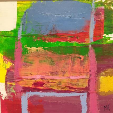 Peinture Hallo you ! par Pedersen Morten | Tableau Abstrait Acrylique Minimaliste