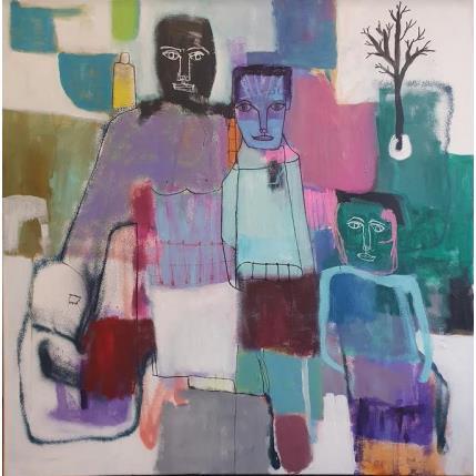 Peinture Re-turn par Pedersen Morten | Tableau Abstrait Acrylique Minimaliste