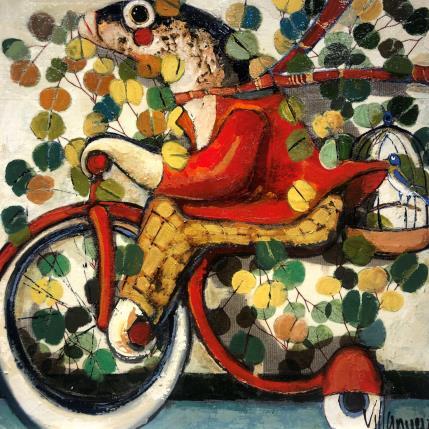 Peinture Paseo par Villanueva Puigdelliura Natalia | Tableau Figuratif Huile Natures mortes