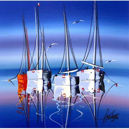 Peinture Escale avec toi par Fonteyne David | Tableau Figuratif Acrylique