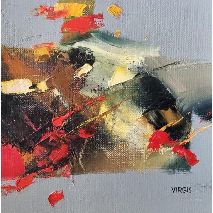 Gemälde In the middle or along von Virgis | Gemälde Abstrakt Öl Minimalistisch, Pop-Ikonen