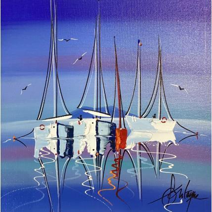 Peinture Au bord de l'eau avec toi par Fonteyne David | Tableau Figuratif Acrylique