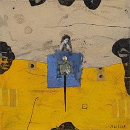 Pintura 25-100 por Boitier Thierry | Pintura Abstract Acrylic Portrait