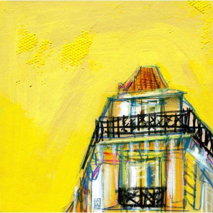 Peinture Les rayons bavardent par Anicet Olivier | Tableau Figuratif Acrylique Urbain