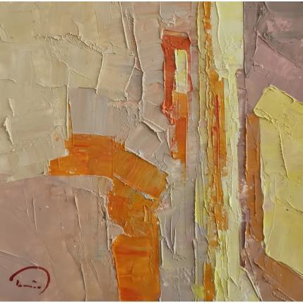 Peinture Warm morning par Tomàs | Tableau Abstrait Huile Scènes de vie, Urbain