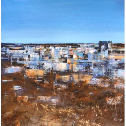 Painting La grande banlieue by Fièvre Véronique | Painting Figurative Acrylic Urban