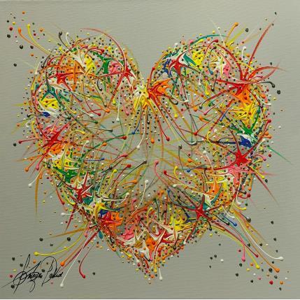 Painting Ton Cœur, ma Vie by Fonteyne David | Painting Figurative Acrylic Minimalist