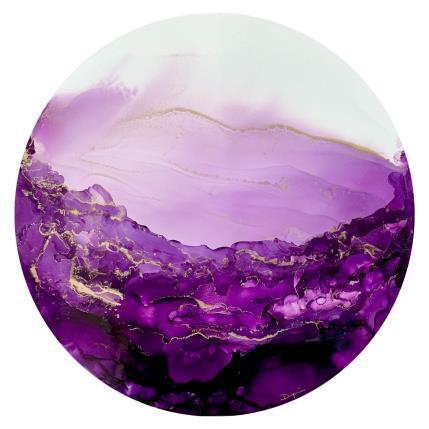 Painting 1081 Poésie Florale by Depaire Silvia | Painting Abstract Acrylic Minimalist