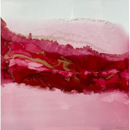 Pintura 1126 Poésie Florale por Depaire Silvia | Pintura Abstract Acrylic Minimalist