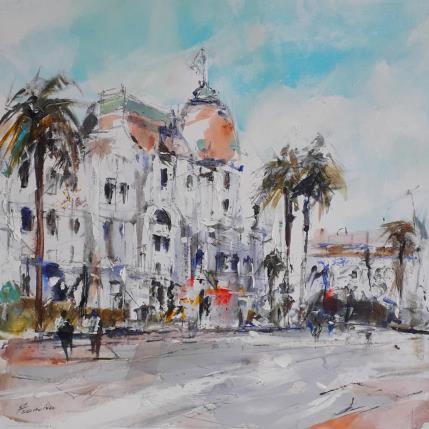 Peinture HÔTEL NEGRESCO À NICE par Poumelin Richard | Tableau Figuratif Acrylique, Huile Urbain