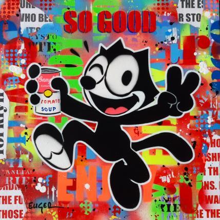 Peinture SO GOOD par Euger Philippe | Tableau Pop-art Acrylique, Carton, Collage, Graffiti Icones Pop