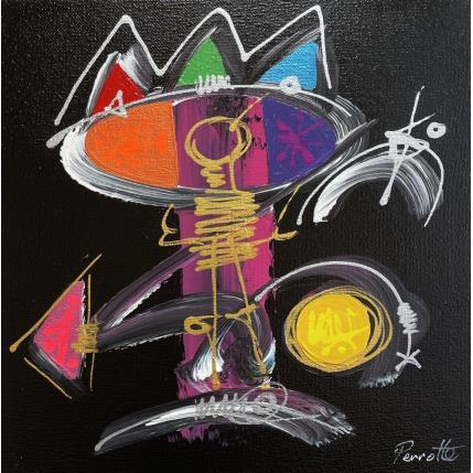 Peinture Kibo par Perrotte | Tableau Art Singulier Acrylique, Huile