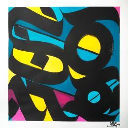 Gemälde Song von Nitram Joke | Gemälde Street art Acryl Urban