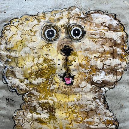 Painting Ready for my Walk by Maury Hervé | Painting Raw art Animals