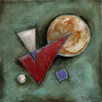 Peinture Key to the universe par Tryndyk Vasily | Tableau Figuratif Huile Minimaliste