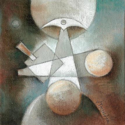Peinture UFO par Tryndyk Vasily | Tableau Figuratif Huile Minimaliste