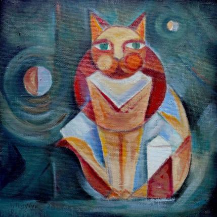 Peinture Head of the house par Tryndyk Vasily | Tableau Figuratif Huile Minimaliste