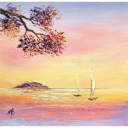 Peinture Les voiliers par Blandin Magali | Tableau Figuratif Huile Paysages