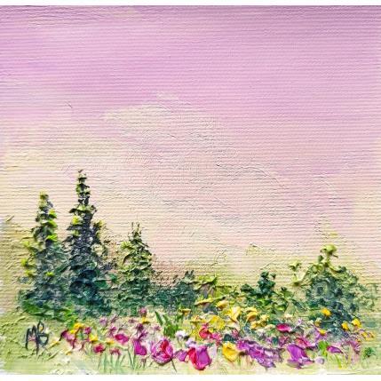 Peinture Ambiance printemps par Blandin Magali | Tableau Figuratif Huile Paysages