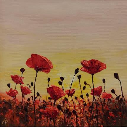 Peinture Bonheur du soir par Blandin Magali | Tableau Figuratif Huile Paysages