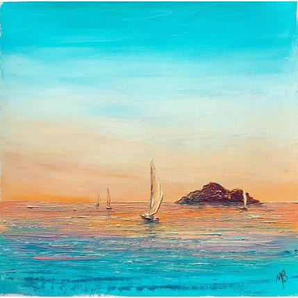 Peinture La Dolce Vita par Blandin Magali | Tableau Figuratif Huile Paysages