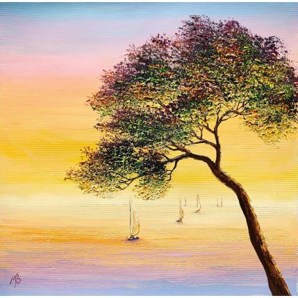 Peinture Une belle journée estivale par Blandin Magali | Tableau Figuratif Huile Paysages