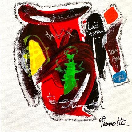 Peinture ZONA par Perrotte | Tableau Art Singulier Acrylique, Huile