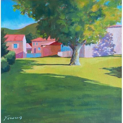 Peinture Soleil couchant par Foucras François | Tableau Figuratif Acrylique Paysages
