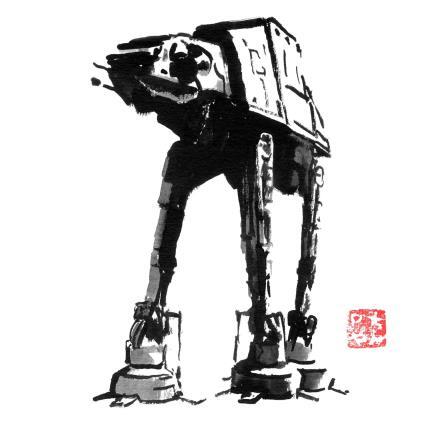 Peinture ATAT par Péchane | Tableau Figuratif Encre