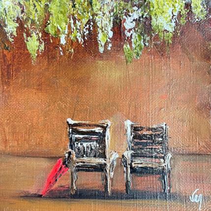 Gemälde c'était bien  von Vinnie | Gemälde Figurativ Öl Alltagsszenen