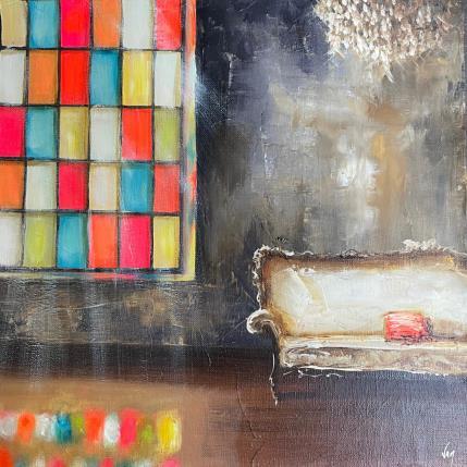 Peinture reflets par Vinnie | Tableau Figuratif Huile Scènes de vie