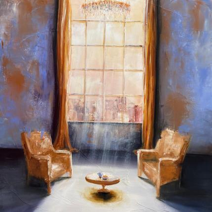 Gemälde cup of tea von Vinnie | Gemälde Figurativ Öl