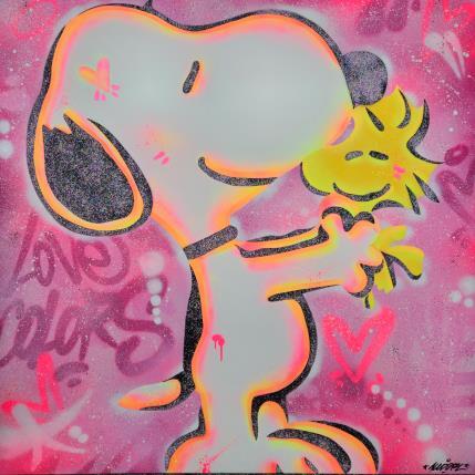 Peinture best love ever par Kedarone | Tableau Street Art Graffiti, Posca Icones Pop