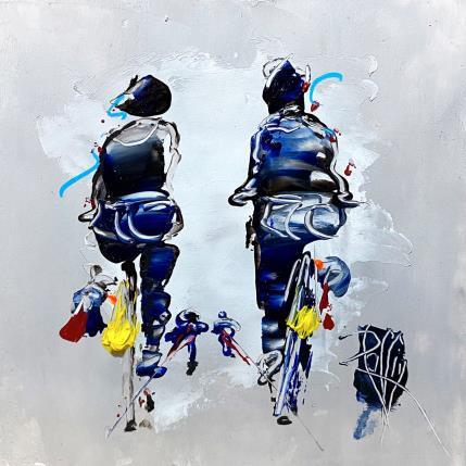 Gemälde Balade von Raffin Christian | Gemälde Figurativ Acryl, Öl Alltagsszenen