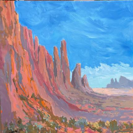 Painting Serenity by Carrillo Cindy  | Painting Figurative Oil Landscapes