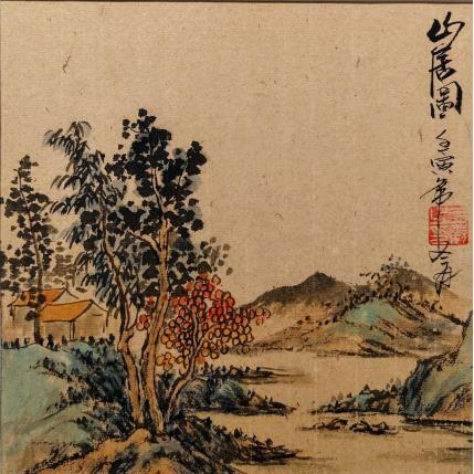 Peinture Life in montains  par Yu Huan Huan | Tableau Figuratif Encre