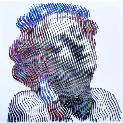 Peinture La sposa dei Sacri Cantici (insp. Le Louvre Paris) par Schroeder Virginie | Tableau Pop-art Acrylique, Huile Icones Pop