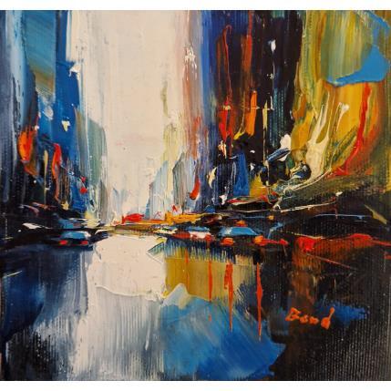 Painting feeling the rush of night  by Bond Tetiana | Painting Figurative Oil Urban