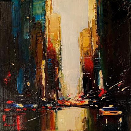 Painting Anticipation by Bond Tetiana | Painting Figurative Oil Pop icons, Urban