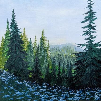 Peinture Lumière d'été par Pressac Clémence | Tableau Figuratif Huile Paysages