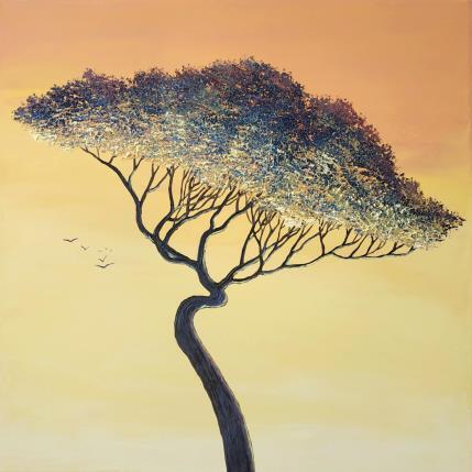 Peinture Vibrations par Blandin Magali | Tableau Figuratif Huile Paysages