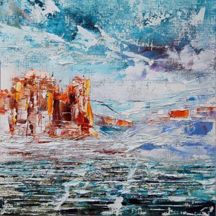 Painting Arizona Red Rock Landscape winter by Reymond Pierre | Painting Figurative Oil Landscapes, Pop icons