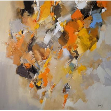 Gemälde Happy hours and minutes von Virgis | Gemälde Abstrakt Öl Minimalistisch