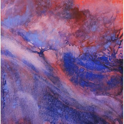 Peinture Abstraction arborée par Langeron Stéphane | Tableau Matiérisme Aquarelle