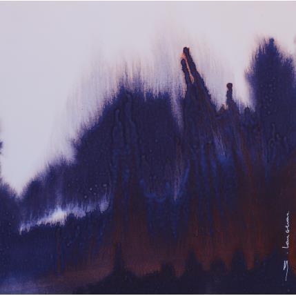 Peinture Enflammée par Langeron Stéphane | Tableau Matiérisme Aquarelle