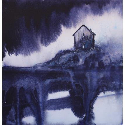 Peinture Isolée par Langeron Stéphane | Tableau Matiérisme Aquarelle