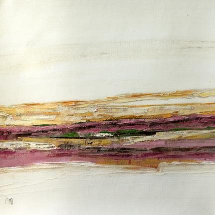 Peinture Espaces clairs 2 par Marteau Frederique | Tableau Abstrait Huile Paysages