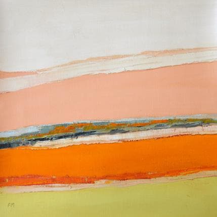 Peinture Harmonie par Marteau Frederique | Tableau Abstrait Huile Paysages