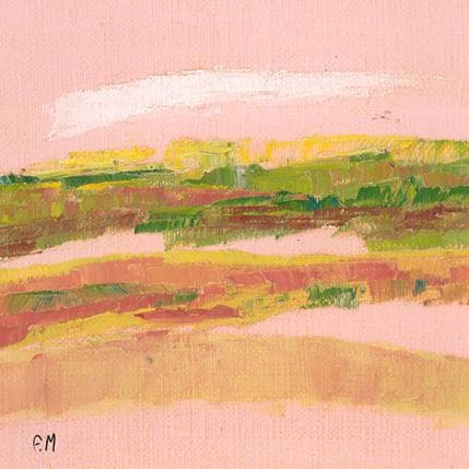 Peinture Terre lointaine par Marteau Frederique | Tableau Abstrait Huile Paysages