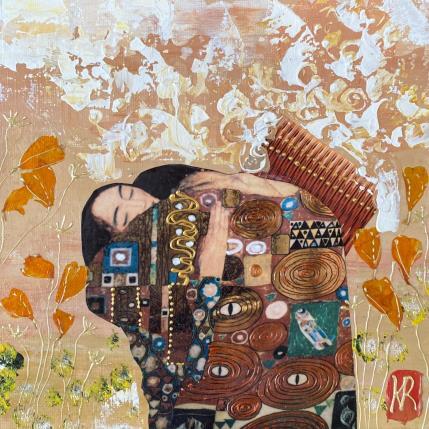 Peinture Joy par Romanelli Karine | Tableau Figuratif Collage Portraits, Scènes de vie